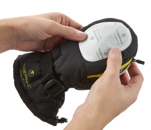 фото Варежки therm-ic warmer ready junior black/lime