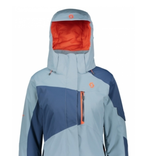фото Куртка горнолыжная scott jacket w's ultimate dryo 30 denim blue/blue haze