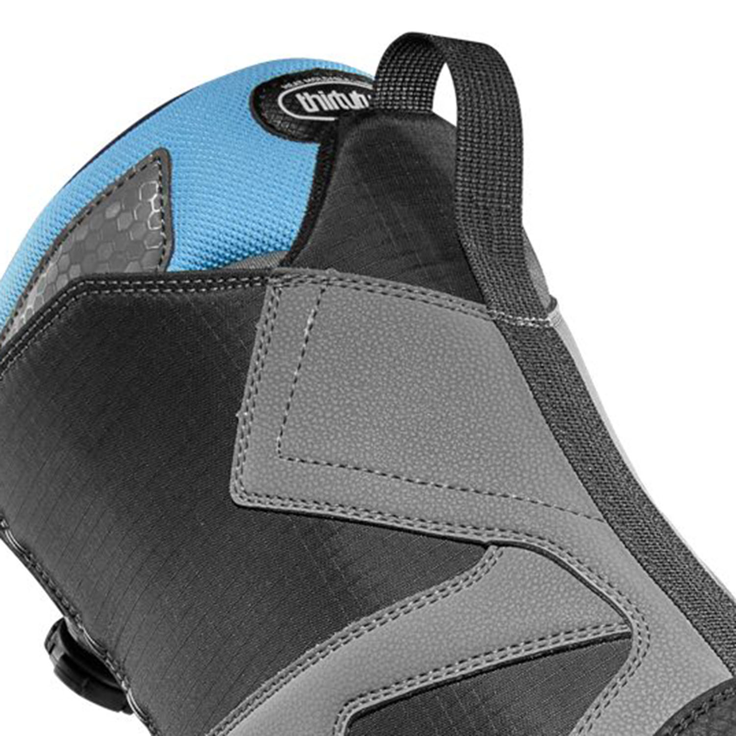 фото Ботинки сноубордические thirtytwo 25-26 stw db bomb hole grey/black/blue