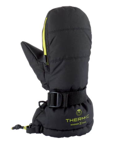 фото Варежки therm-ic warmer ready junior black/lime