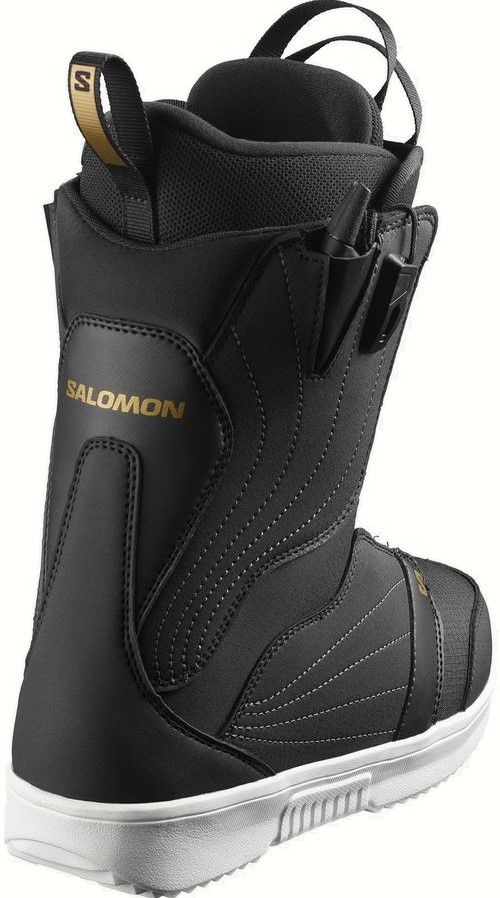 фото Ботинки сноубордические salomon 23-24 pearl black/white/gold
