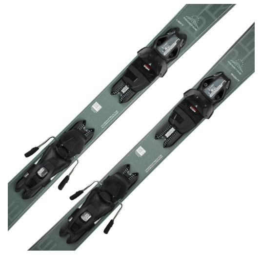 фото Горные лыжи с креплениями elan 24-25 primetime №2 w blk ps + кр. elan el 9 gw shift