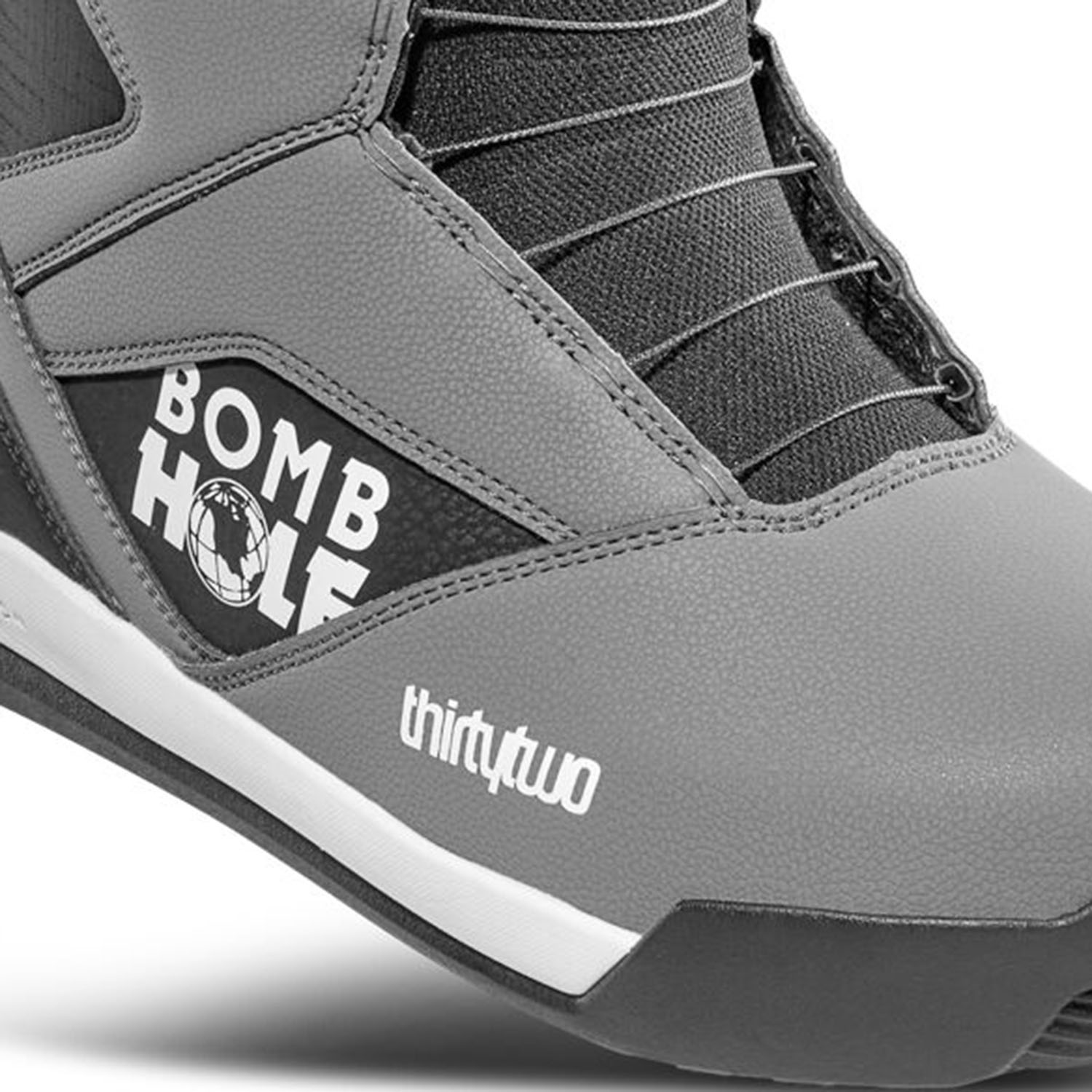 фото Ботинки сноубордические thirtytwo 25-26 stw db bomb hole grey/black/blue