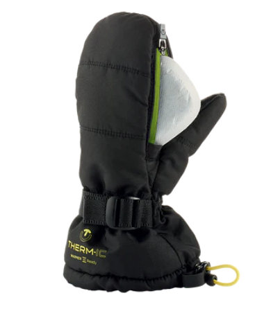 фото Варежки therm-ic warmer ready junior black/lime