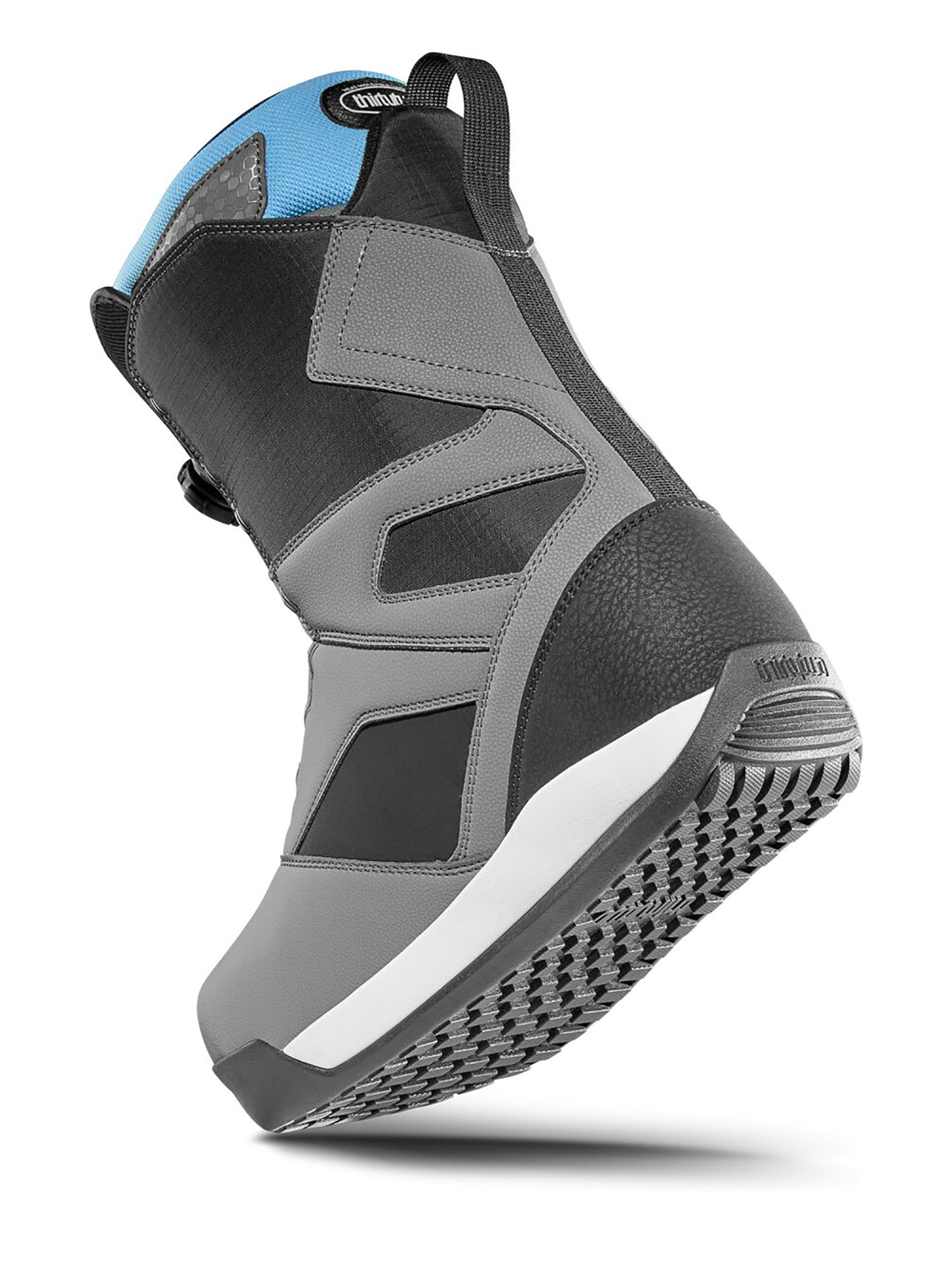 фото Ботинки сноубордические thirtytwo 25-26 stw db bomb hole grey/black/blue