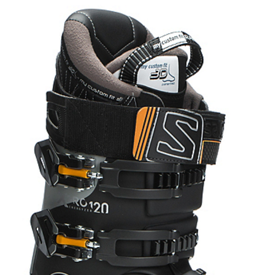 фото Ботинки горнолыжные salomon 17-18 x pro 120 black/metallic black