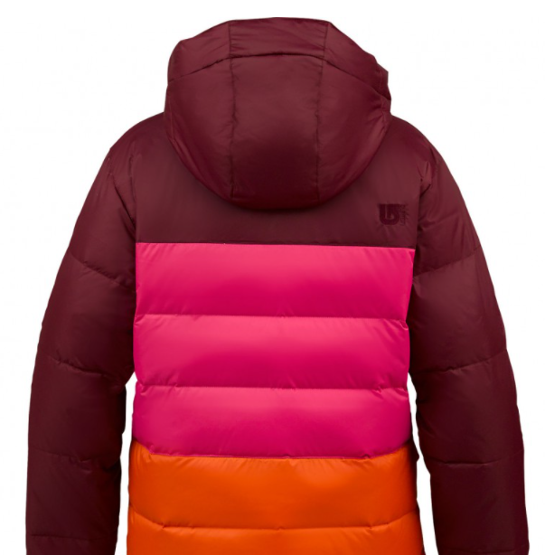 фото Куртка пуховая burton wb dandridge dwn jk sangria colorblock