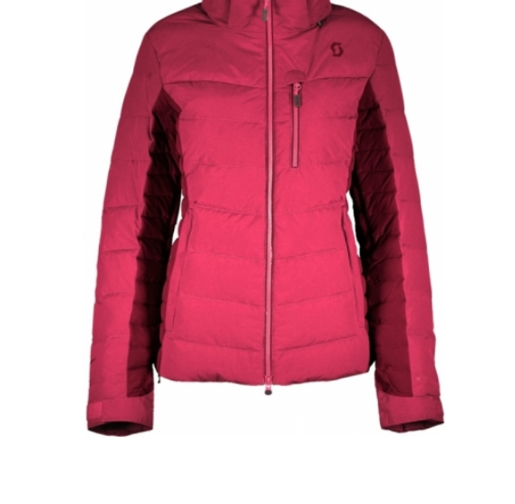 фото Куртка горнолыжная scott jacket w's ultimate down ruby red/mahogany red