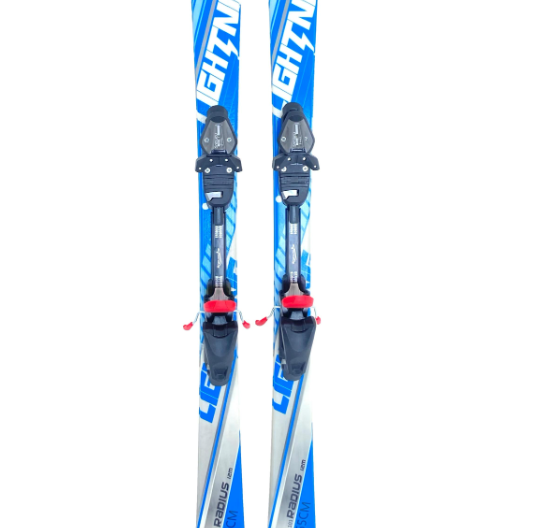 фото Горные лыжи с креплениями lightning xwing 72 blue/white + кр. snoway sx 10