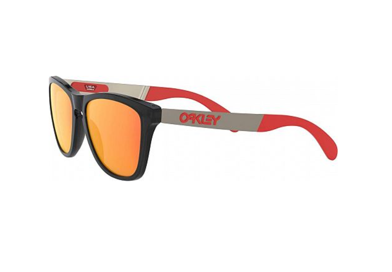 фото Очки солнцезащитные oakley frogskins mix matte black ink/prizm ruby
