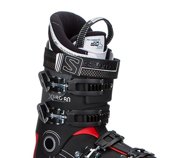 фото Ботинки горнолыжные salomon 17-18 x pro 80 black/red