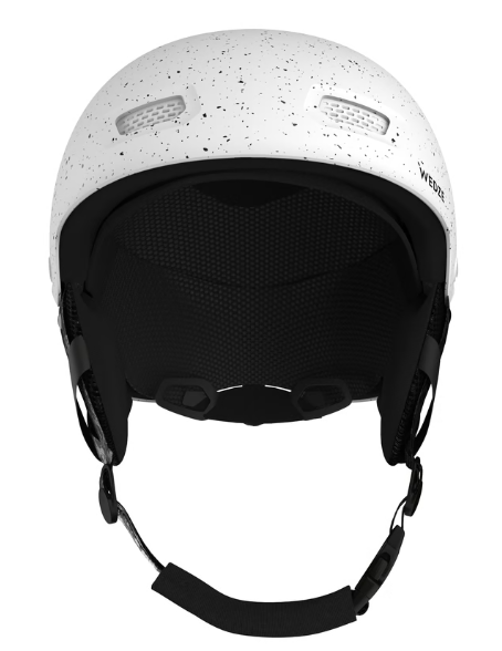 Шлем зимний Wedze H-FS 300 White Dotted, цвет белый-черный, размер L (59-62 см) 4319006 - фото 4