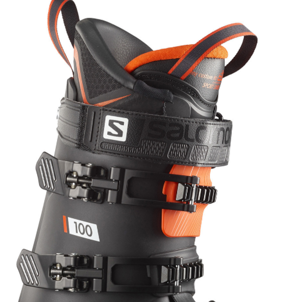 Ботинки горнолыжные Salomon 19-20 S/Max 100 Black/Orange, цвет черный, размер 25,0/25,5 см L40547800 - фото 5