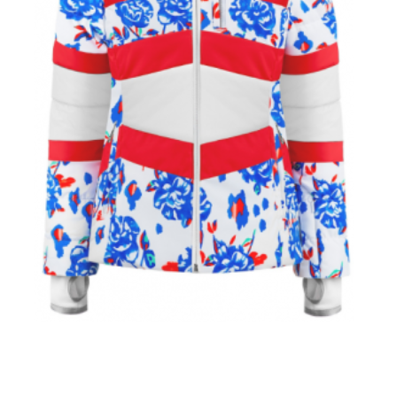 Куртка горнолыжная Poivre Blanc 19-20 Ski Jacket Blue Flower/Multi, цвет белый, размер M 273941-9107001 - фото 3