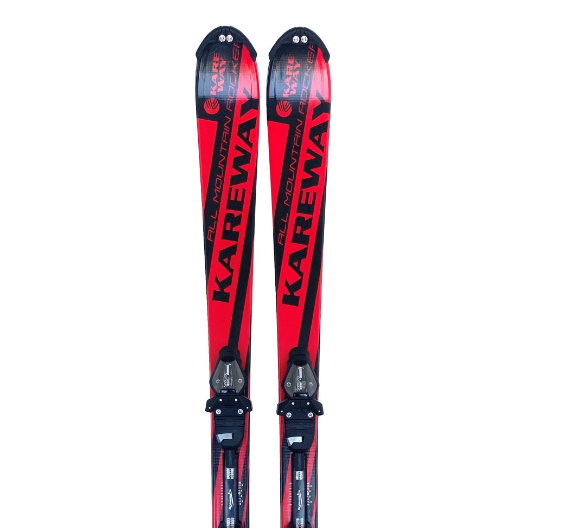 Горные лыжи с креплениями Lightning Kareway Black/Red + кр. Snoway SX 10