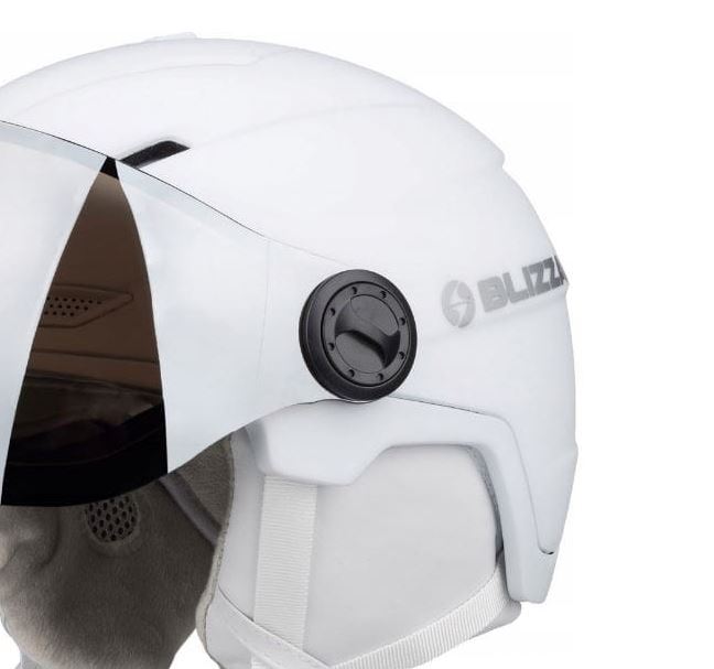Шлем зимний Blizzard 22-23 W2W Double Visor White Matt Smoke Mirror Lens, размер 56-59 см - фото 3