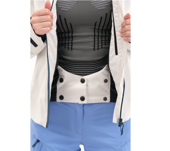 Куртка горнолыжная Dragonfly Gravity Premium Woman Grey/Blue, цвет белый-голубой, размер S 810270-21-994 - фото 8