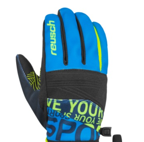 фото Перчатки reusch 18-19 ravenclaw touch-tec black/brilliant blue