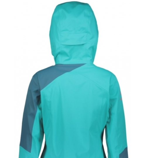 Куртка горнолыжная Scott Jacket W's Vertic 3L Sky Blue/Dragonfly Green, цвет серый-голубой, размер S 267508 - фото 4