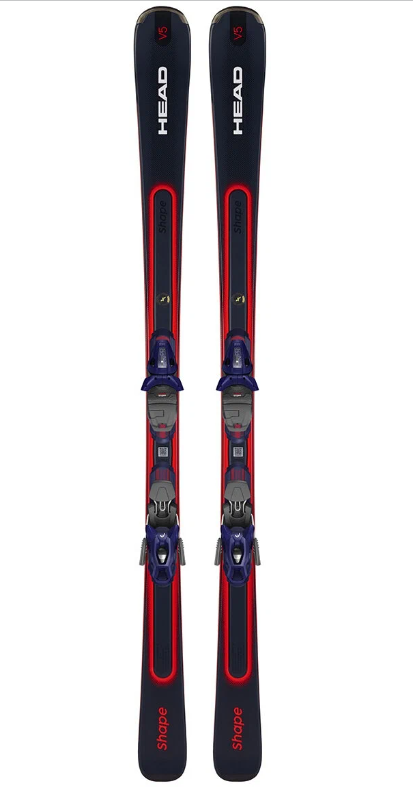 Горные лыжи с креплениями Head 22-23 Shape E-V5 AMT-PR T/D + кр. Head PR 11 GW (1000884)