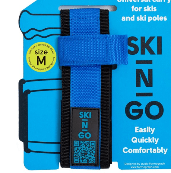 Приспособление для переноски лыж и лыжных палок SKI-N-GO Blue, цвет синий 6069 - фото 4