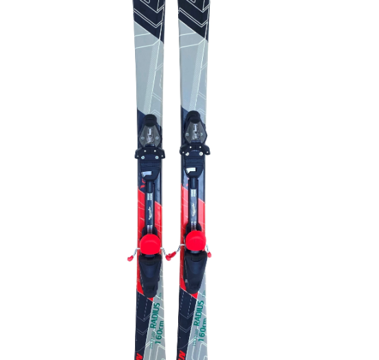 Горные лыжи с креплениями Lightning Vison Red/Grey + кр. Snoway SX 10, цвет красный-серый - фото 3