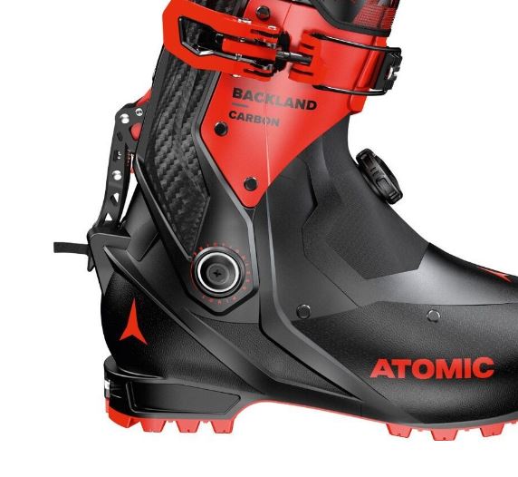 Atomic 21 22 Backland Carbon Black Red