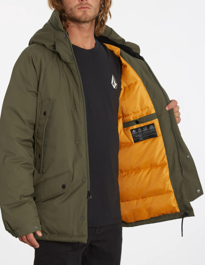 Куртка Volcom Madward 5K Jacket Service Green, размер S - фото 3