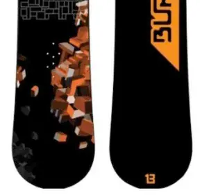 Burton Cruzer Rocker Wide Black Orange