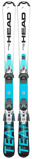 Горные лыжи с креплениями Head 23-24 Supershape Team Easy WhBlкр Tyrolia Sx 10 GW 114376 24291₽