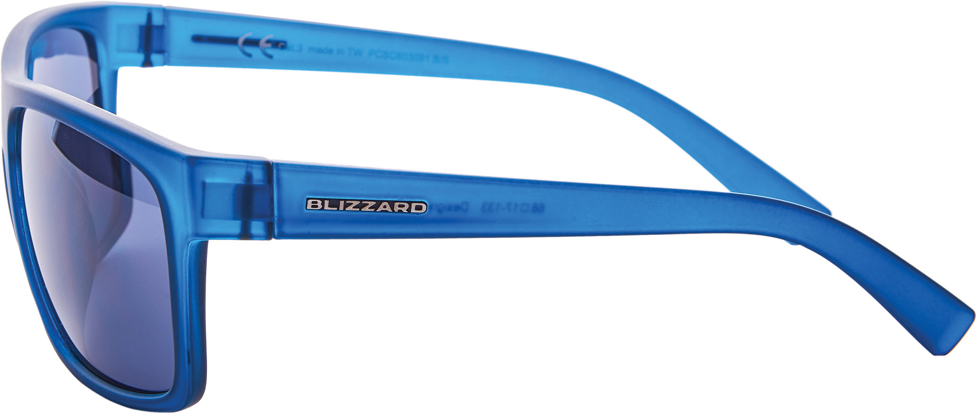 Очки солнцезащитные Blizzard New York Rubber Transparent Dark Blue, цвет тёмно-синий PCSC603091 - фото 2
