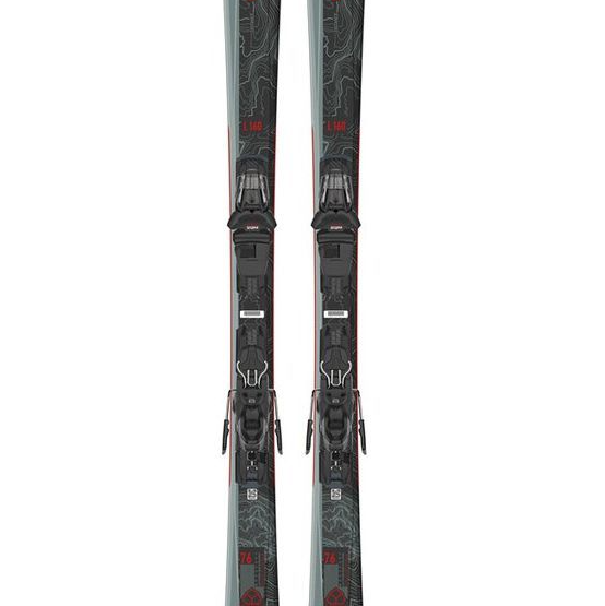 Горные лыжи с креплениями Salomon 21-22 E Distance 76 + кр. M10 GW (41137900170), цвет зеленый L41137900170 - фото 3