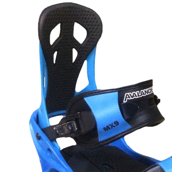 Крепления для сноуборда Talerun MX9 Cyan Blue C, цвет черный-синий, размер L - фото 5