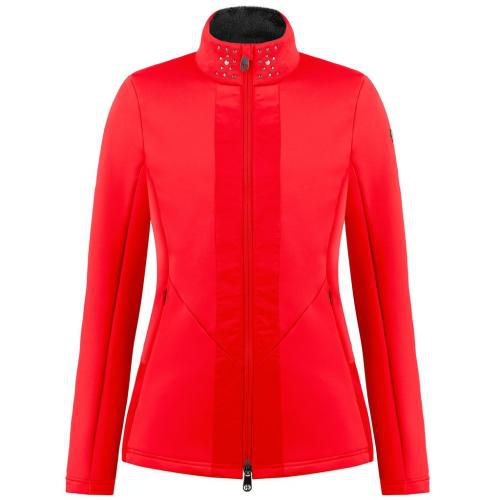 Блузон флисовый Poivre Blanc 20-21 Hybrid Stretch Fleece Jacket Scarlet Red, цвет красный, размер M 279533-0224001 - фото 1