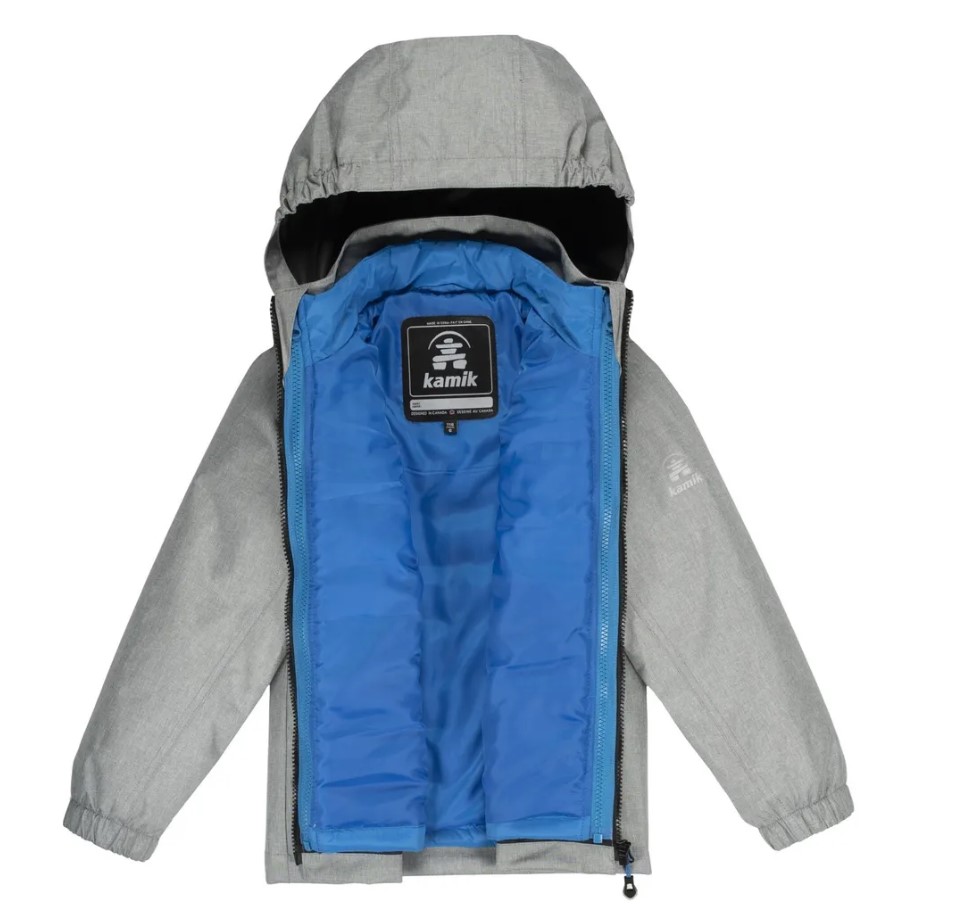 фото Куртка kamik ksb7033 mix sharkskin grey