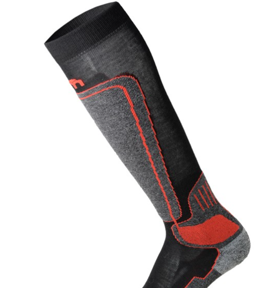 Носки горнолыжные Mico 19-20 Ski Technical Socks Merino Wool Nero, цвет черный, размер 41-43 EUR CA 0114 - фото 2