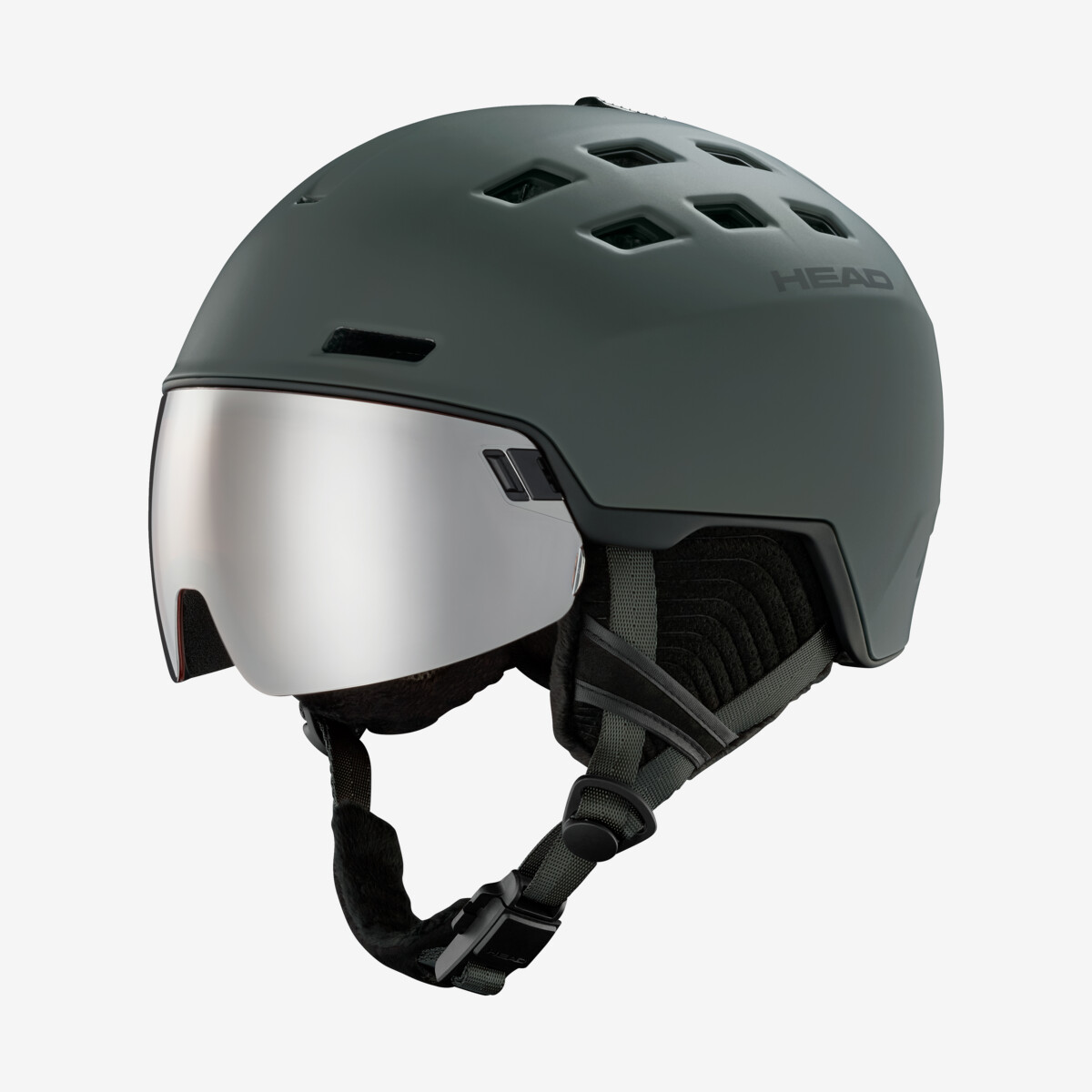 Шлем зимний Head 23-24 Radar Nightgreen шлем для тхэквондо с маской adidas head guard face mask wt adithgm01 красный