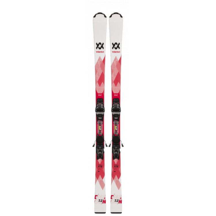 фото Горные лыжи с креплениями volkl 22-23 deacon 7.2 red + кр. marker fdt tp 10