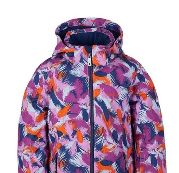 Куртка горнолыжная Kamik Avalon Whimsical Feather Ice/Sweet Plum, цвет розовый, размер 164 см KWG6627 - фото 3