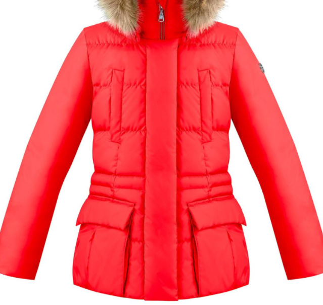 Куртка Poivre Blanc 19-20 Down Jacket Jr Scarlet Red, цвет красный, размер 128 см 274033-0192001 - фото 2