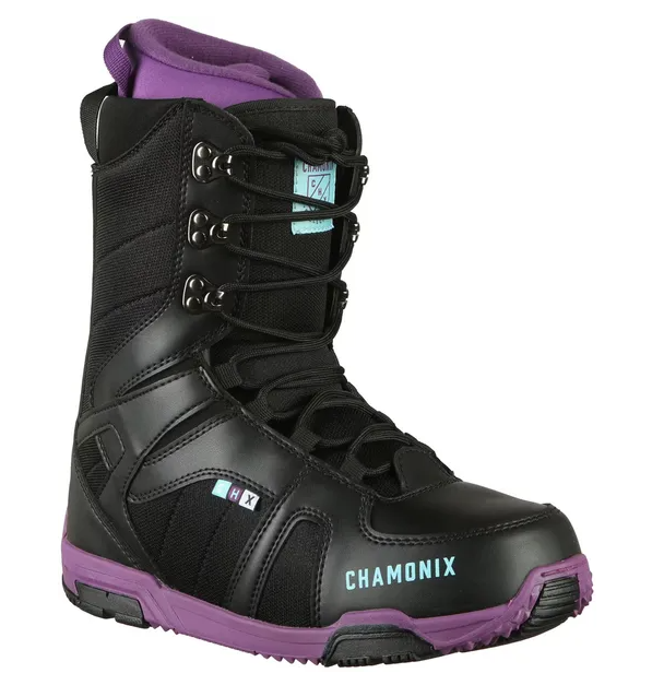 Ботинки сноубордические Chamonix Chavanne W's Black/Purple лосины женские bona fide extra sex black skin