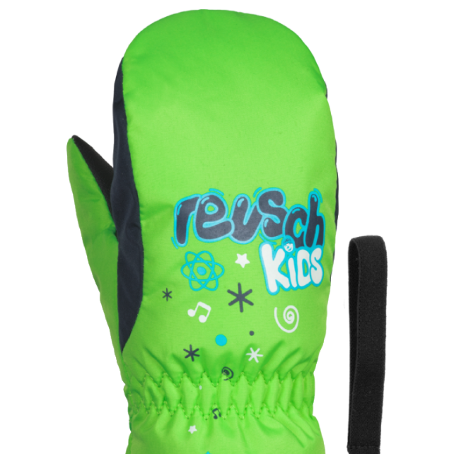Варежки Reusch 18-19 Kids Mitten Neon Green/Dress Blue, размер 4 4885405 - фото 3