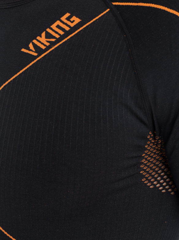 Комплект термобелья Viking Bruno Men Black/Orange, цвет черный-оранжевый, размер XL 500181512 - фото 3