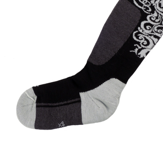Носки горнолыжные Mico Woman Performance Ski Socks Bianco Nero, цвет черный, размер 33-34 EUR CA0220 - фото 2