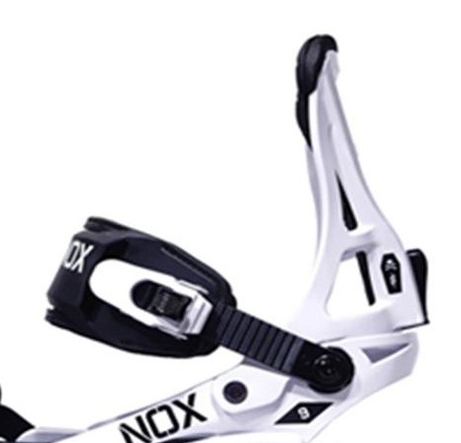 Крепления для сноуборда DVGR Nox Alu White/Black, цвет белый, размер M 1098 - фото 4