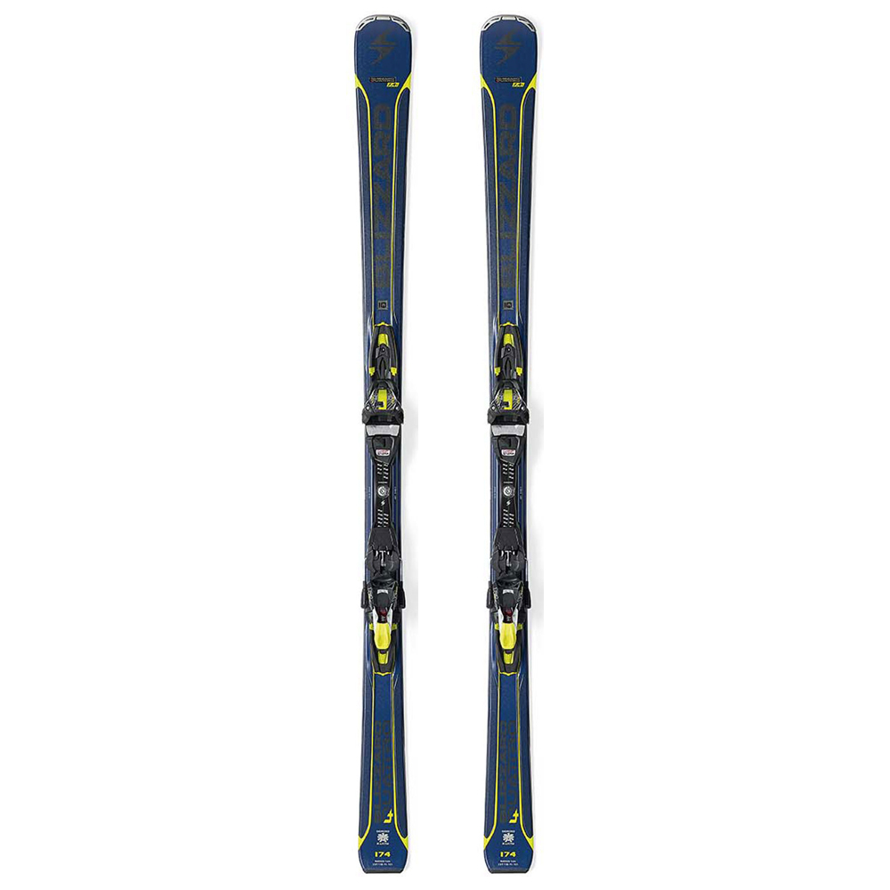 Горные лыжи с креплениями Blizzard 17-18 Quattro 7.4 Ti Blue/Yellow + кр. TCX 12 Demo (6867R1BY) штаны горнолыжные goldwin g31520 navy blue
