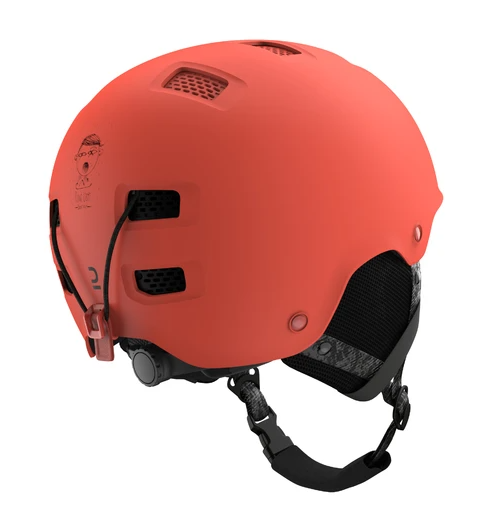 Шлем зимний Wedze H-FS 300 Red, цвет коралловый, размер S (52-54 см) 4319004 - фото 3