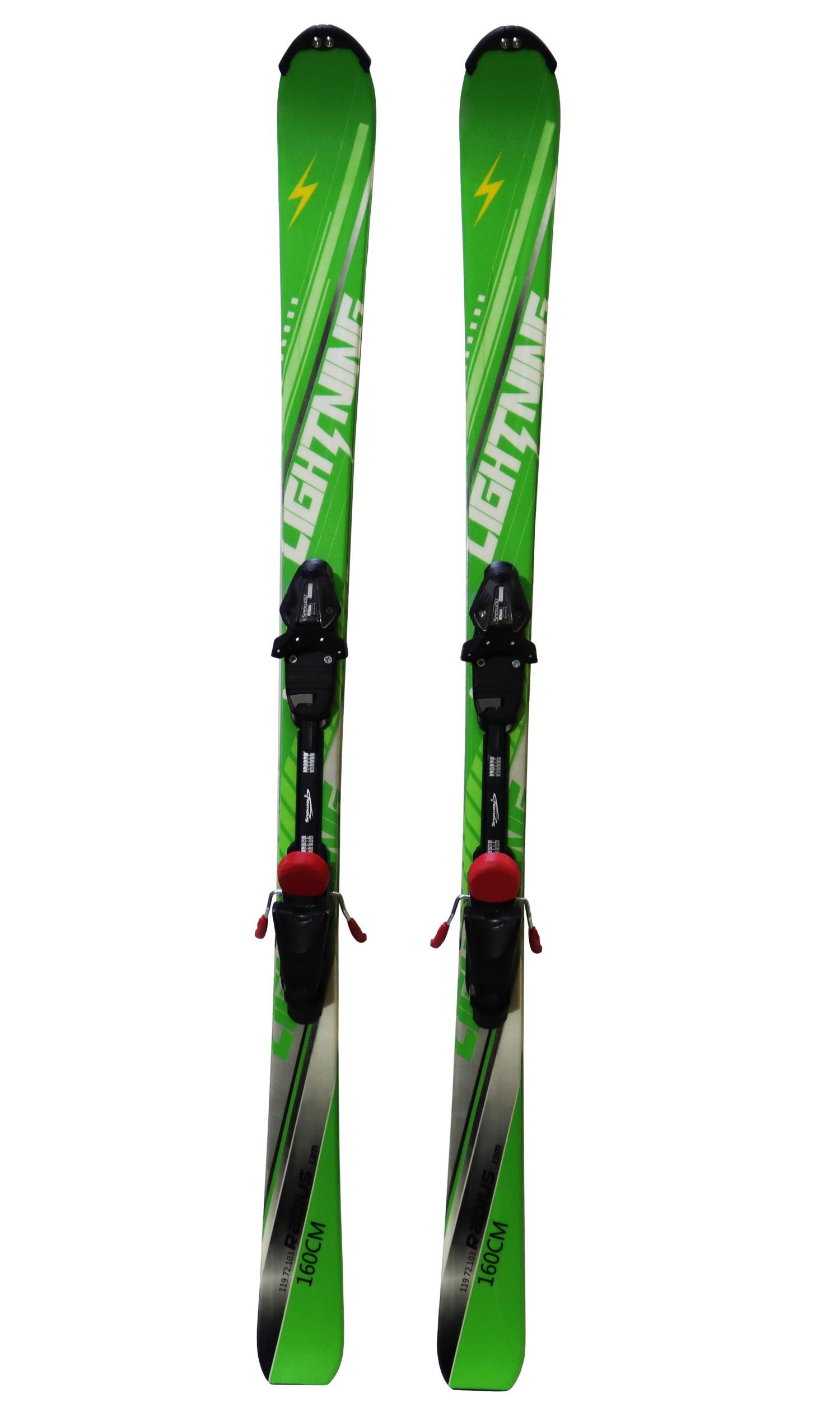 Горные лыжи с креплениями Lightning Xwing 72 Green/White + кр. Snoway SX 10 горные машины карьеров