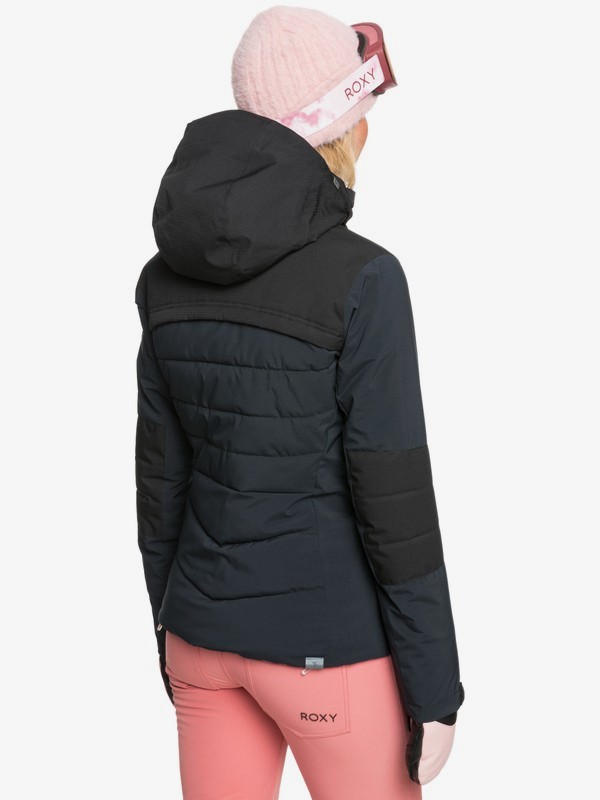 Куртка для сноуборда Roxy 22-23 Dakota True Black, цвет черный, размер XS ERJTJ03260 - фото 2