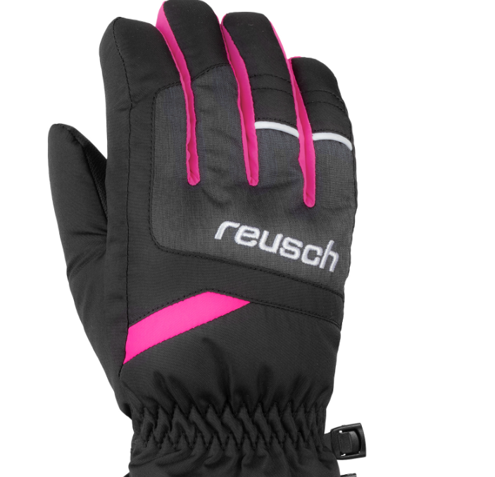 фото Перчатки reusch 21-22 bennet r-tex xt junior black/black melange/pink glo